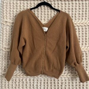 BA&SH Extra Small Brown Cardigan